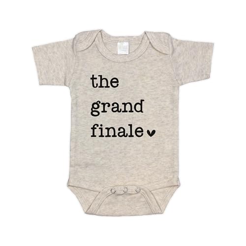 The Grand Finale Infant Bodysuit Pregnancy Announcement for Family and Friends