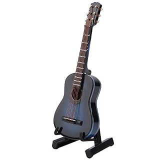 Miniature Instrument Creativing Ball, Miniature en Bois Guitare Modèle Affichage Mini Ornements Musicaux Artisanat Décor… - Les Beatles, Paul McCartney, John Lennon, RIngo Starr, George Harrison