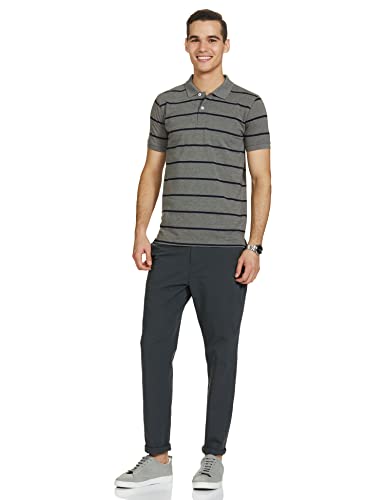 Image of Get In Men's Striped Regular Fit Polo