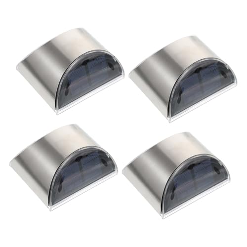 Lampe solaire murale haut de gamme éclairage extérieur étanche en acier inoxydable