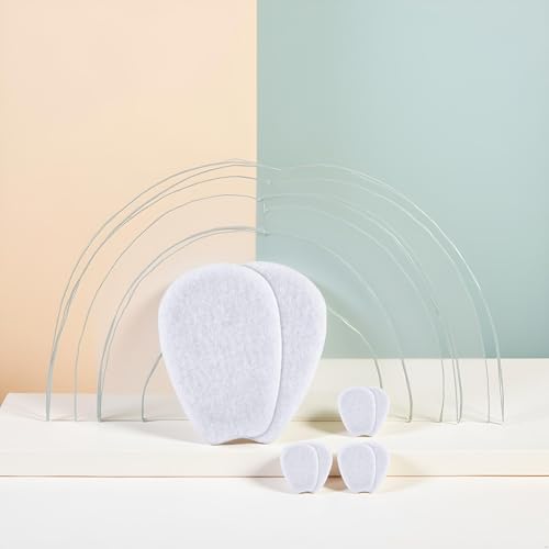 3 Pares de Plantillas Blancas Adhesivas Suaves miniatura 4