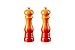 Le Creuset MG610-2 Salt and Pepper Mill Set 8-Inch, Flame