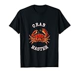 FUN CRAB MASTER I LOVE CRABBING & FISHING SEAFOOD HUNTER T-Shirt