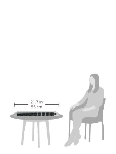 Behringer 8 Channel High Power Headphones Mixing and Distribution Amplifier, Silver & Black, HA8000V2