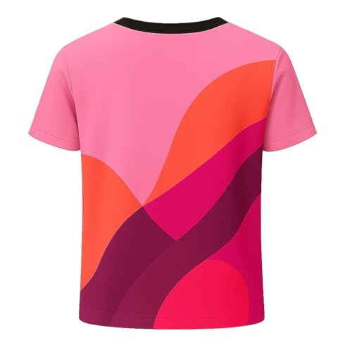 Image of Kid's Athletic T-Shirt | Ultra-Breathable, Moisture-Wicking Polyester Jersey Designed for Energetic Running, Active Sports, and Everyday Play
