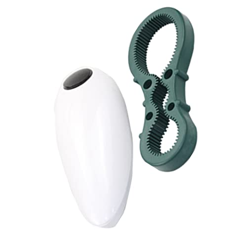 2023 White Automatic Electric Can Opener Home One Touch Jar Opener & 8-Shaped Bottle Opener Accessory