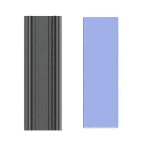 Radiateur SSD 2280 aluminium anodisé gris et tampon thermique premium