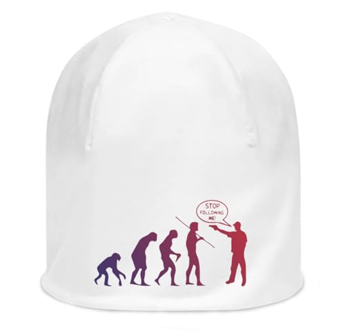 Bonnet slouch unisexe blanc en coton léger pour ne plus abîmer votre coiffure