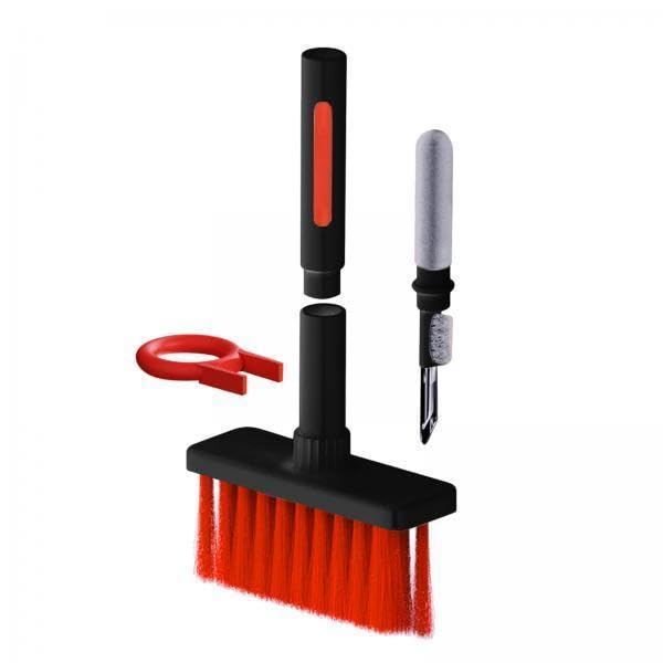 ATORSE 3xMultifunctional Keyboard Brush Cleaning Pen Cleaning Kit for PC Black Red-picture-17