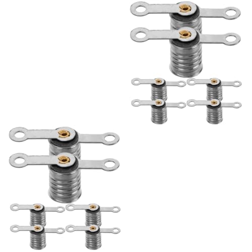 Gatuida 2 Juegos Asiento De Cuentas Eléctrico Operado Bombilla De Luz Led Accesorio De Experimentos De Física Conexión De Bombillas Pequeñas Portalámparas Portalámparas Silver 6 Piezas * 2