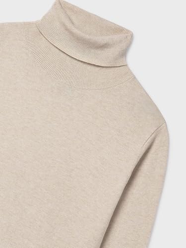 Mayoral Basic Knitting Turtleneck for Girls Sesame3
