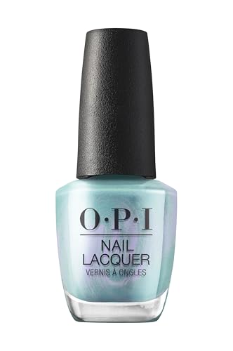 OPI Nail Lacquer - Colección OPI'm Dreaming- Esmalte de Uñas Verde Azulado Brillante Translúcido-Resistente - Tono Reality Check Ya Out (15ml)