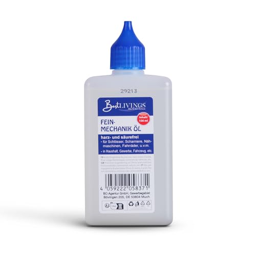 Botella de 100 ml de aceite para mecánica de precisión, no resina ni olor, aceite universal para máquinas de coser, ideal para componentes mecánicos finos