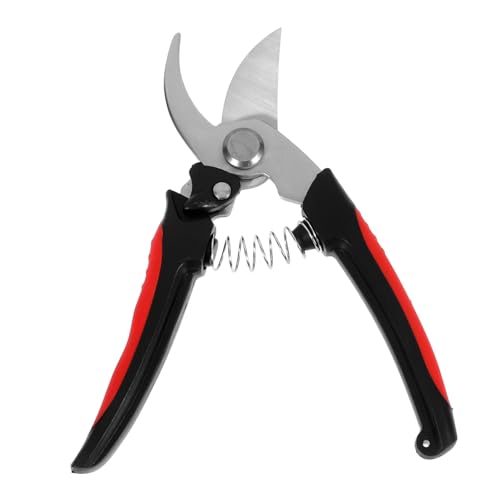 HOLIDYOYO Tijeras de Podar de Acero Inoxidable para Jardinería Ergonómicas y Ligeras Tijeras Pequeñas para Recorte de Bonsáis y Árboles Frutales Herramientas Manuales para Jardín