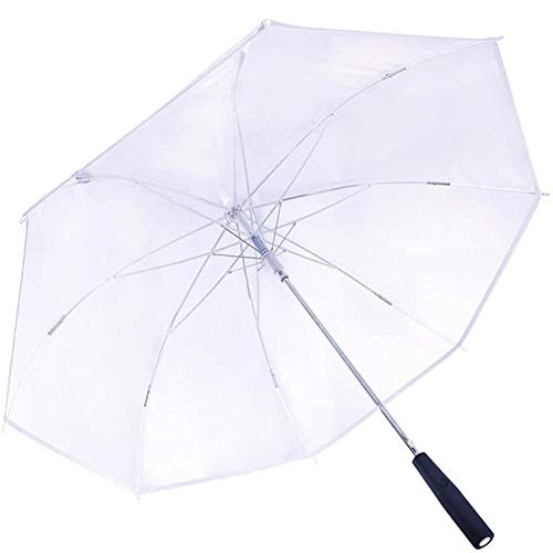Preisvergleich Produktbild WANGIRL Beleuchtung LED-Sonnenschirm-Freie Transparente Regenschirm-Frau Für LED-Klimageschenk-Glänzenden Glühenden Regenschirm-Langen Wasserdicht