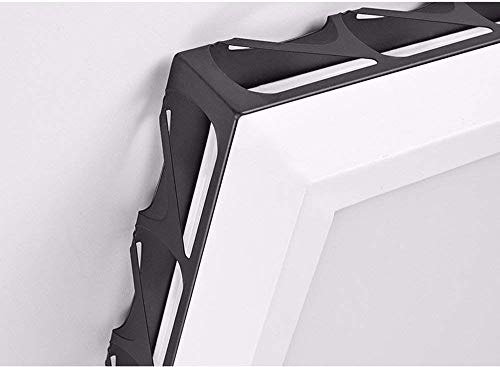Plafonnier LED extérieur carré 36W blanc pour un éclairage de salon moderne