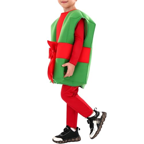 Disfraz de Caja de Regalo Infantil para Navidad miniatura 5