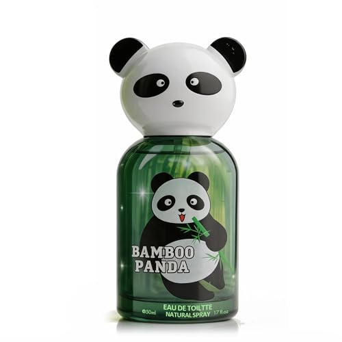 Image of AFLUXE Bamboo Panda Kids Eau de Toilette for Men, Fresh Green Fruity Aquatic Scent, Gentle Clean Fragrance for Kids, 1.7 fl oz