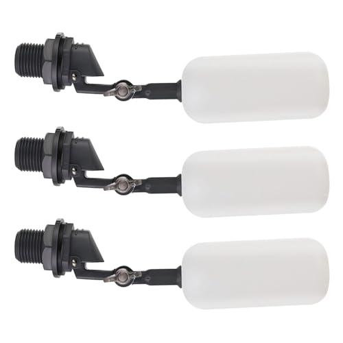 float valve,1/2 Inch aquapulse automatic water system filler Adjustable Arm for Ponds,Float Ball Valve,Automatic water addition Plastic Float Valve Automatic Water Level Control Livestock Water Trough