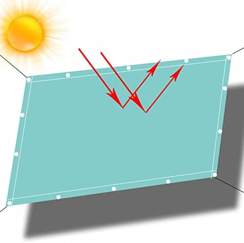 99% UV Protection Shade Net Reflective Aluminum Sunshade for Car Dog Camping GreenhousesHeat Protection Sun Sail (1x2m) image 3