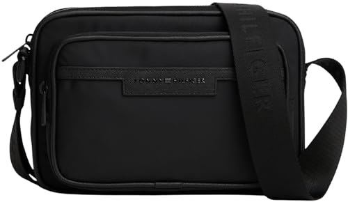 Tommy Hilfiger TH REPREVE EW REPORTER AM0AM13468 Crossover para hombre, negro (negro), talla única
