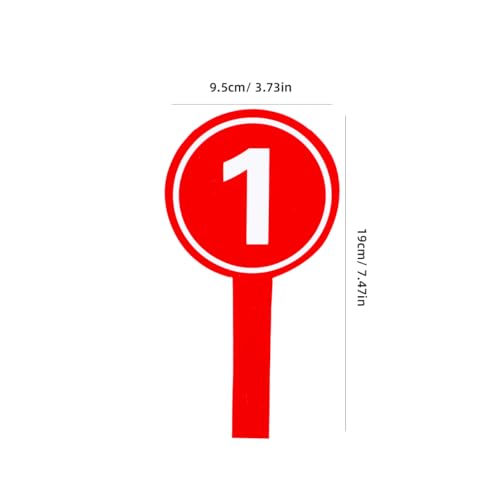 Cabilock 30 STK Wiederverwendbare Anzeigetafeln Aus Schaumstoff Tragbare Zahlenpaddel FüR Abstimmungen Mini-Whiteboards FüR Partys Und Klassenzimmer