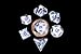 Metallic Dice Games 7-Set Mini: MBL w/PU Numbers