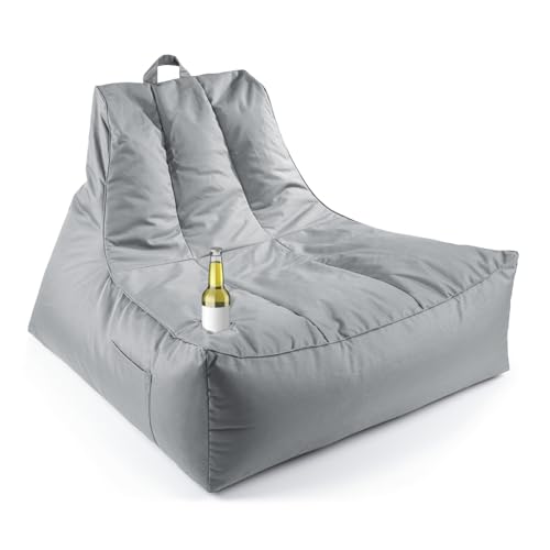 LUMALAND Premium Lounge-Sessel | Outdoor Liege Sitzsack & Indoor...