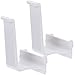 Cabilock 2pcs Pegboard Paper Towel Holder Toothbrush Cup Single Cup Holder Plastic Paper Towel Holder Pegboard Cup Organizers Home Tools Wall Hanging Tape Holder Child Abs White