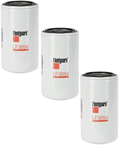 LF3894 Fleetguard Lube, Spin-On (Pack of 3)
