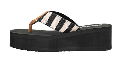 Corkys Footwear Women's Take A Dip Flip Flops - Featuring a Stylish V-Strap Design and a 2.5-Inch Platform, Blending Casual Elegance with Ultimate Comfort