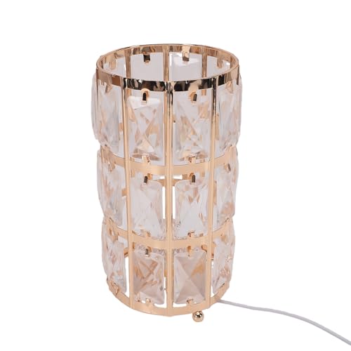 Spacnana Lámpara de Mesa Decorativa, Luz Nocturna Regulable de 3 Colores con Pantalla Acrílica 3000K 4000K 6000K 4.33x8.27in para Dormitorio, Sala de Estar, Oficina