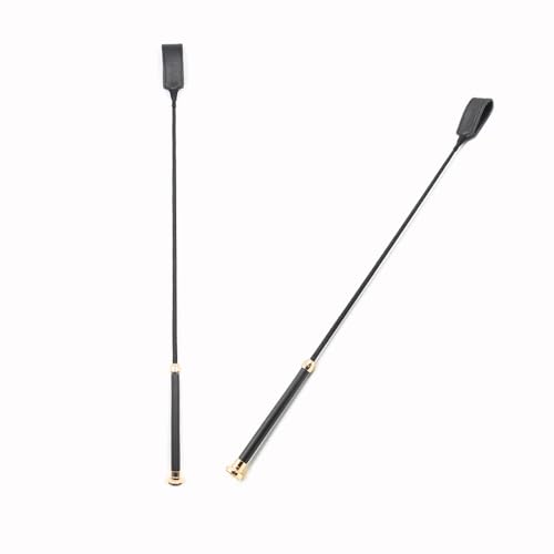 Jomyu BDSM Peitsche Pferdepeitsche Mit PU-Leder peitschen set für sex 63cm Englische Peitsche Mit Echtem Leder Reitgerten Lange Paddel für Adults Sex Spanking Flogger Bondage Sklave Sex Spielzeug
