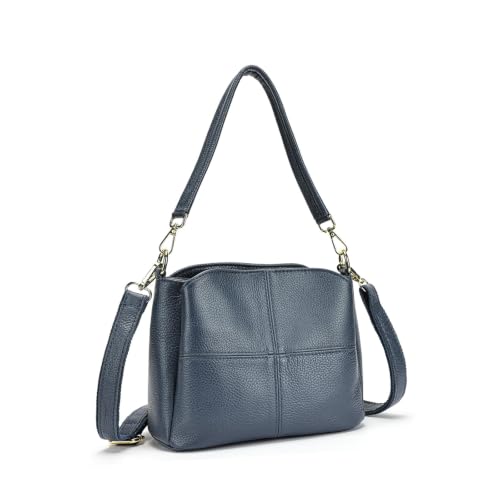 Image of MASIWEI Genuine Leather Crossbody Bag for Women Small Purse Hobo Handbag