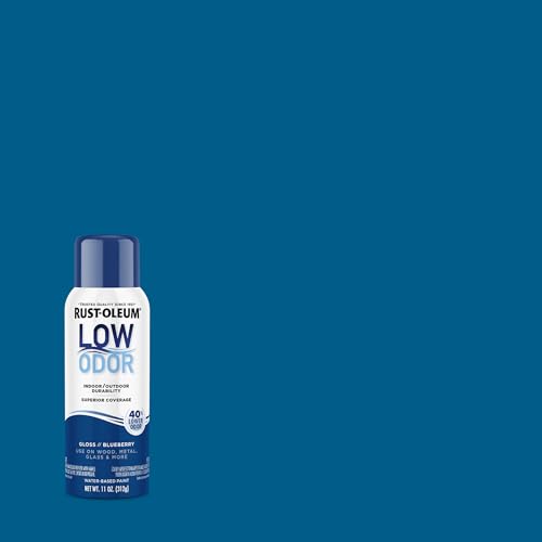 Image of Rust-Oleum Low Odor Premium Spray Paint, 11 oz, Gloss Blueberry