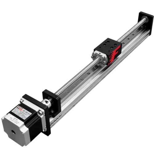 Fuyu Fsl40 Linear Guide Rail Slide Ball Screw Motion Table Cnc Linear Guide Stage Actuator Motorized Nema 23 Stepper Motor[450Mm Stroke] #TOP30