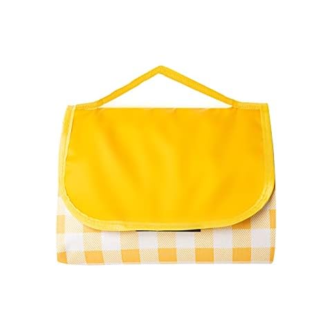 Foldable Picnic Blanket,2Mx 2M Extra Large Plaid picnic mat,Machine Washable Outdoor Blanket Beach Mat,Plus Thick Sandproof Waterproof Portable Padding for Family Outdoor Camping Beach Parties Cover