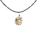 Rare Authentic Golden Rutilated Quartz Crystal Healing Pendant Necklace – Energizing Passion Manifestation Inspiration Willpower - Raw Stone on Adjustable Length Cord - Real Gemstone Chakra Charm