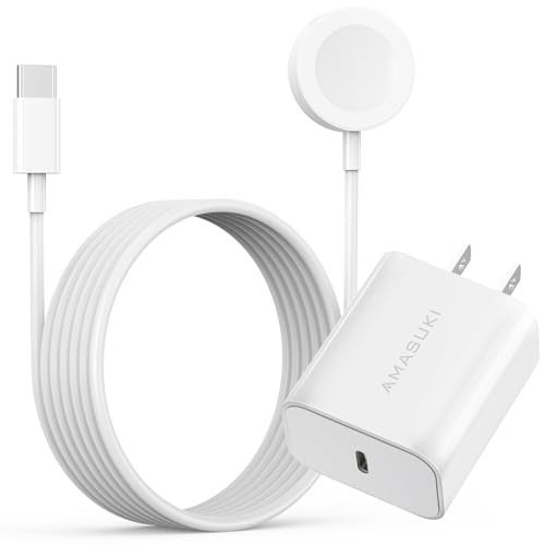 Image of 6.6FT /2M Long Fast for Apple Watch Charger USB C iWatch Charger 20W Block Portable Wireless Compatible with Apple Watch Series 11 /10 /9 /8 /7 /SE /6 /5 /4 /3 /2 Ultra Ultra2