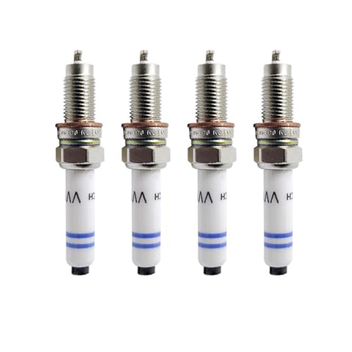 4 ou 6 Bougies d'allumage Iridium 04e905612 0241145515 pour Audi A1, A3, Q3, Volkswagen Golf, Polo, Beetle, Jetta et Santana