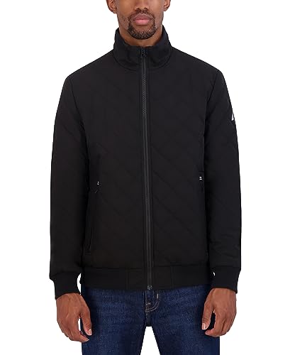 Nautica Men's Lightweight Quilted Bomber Jacket – Mechanical