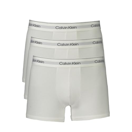 Calvin Klein, Men's, Trunk 3Pk 000NB3963A, White (White, White, White), L
