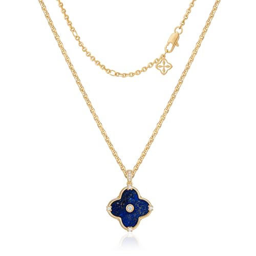 OSIANA Reversible Clover Necklace for...
