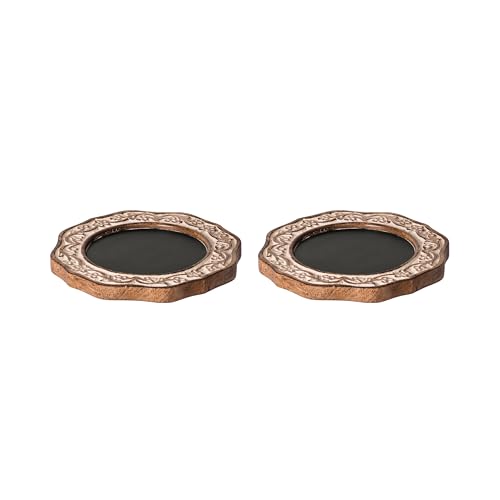 JFY Designs Celesta Duo Candle Holders for Pillar Farmhouse Fireplace