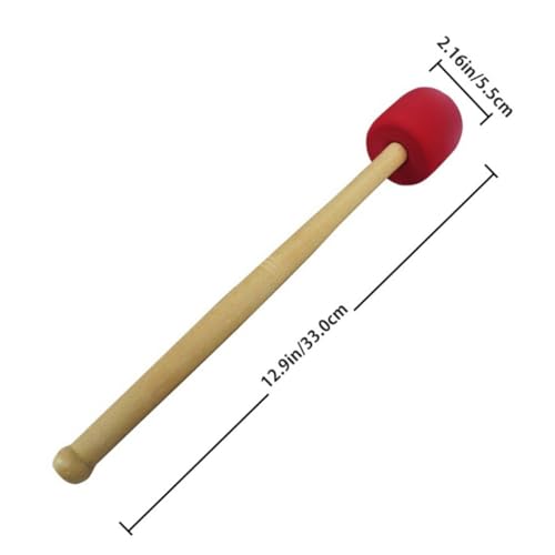 Baqueta para Bombo con Mango de Madera 33 cm 1 pc miniatura 2