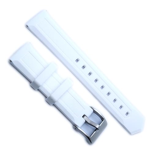 Image of WAMD Quick Release Silicone Rubber Watch Straps - Mercury - 18mm, 20mm, and 22mm Watch Straps for Watches.