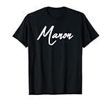Beautiful Handwritten Font Manon Calligraphy T-Shirt