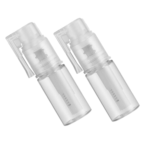 Vaguelly 2 Botellas De Polvo Botellas De Spray Botellas Para El Cuidado De La Piel Aplicador De Fibra Capilar Contenedor De Polvo En Polvo Rociador De Polvo Aplicador De Spray De