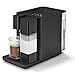 Tchibo Qbo MILK MASTER Premium Kapselmaschine für Cappuccino, Espresso, Caffè Crema, Caffè Grande, Milchschaum auf Knopfdruck mit abnehmbarem Milchtank 300ml, mit Abschaltautomatik, Velvet Black