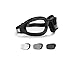 Produktbild BERTONI Winddichte Motorradbrille Schutzbrille with Outriggers Antibeschlag UV Schutz - Verstellbar Elastische für Motorradhelm AF113 (Photochrome Linse)